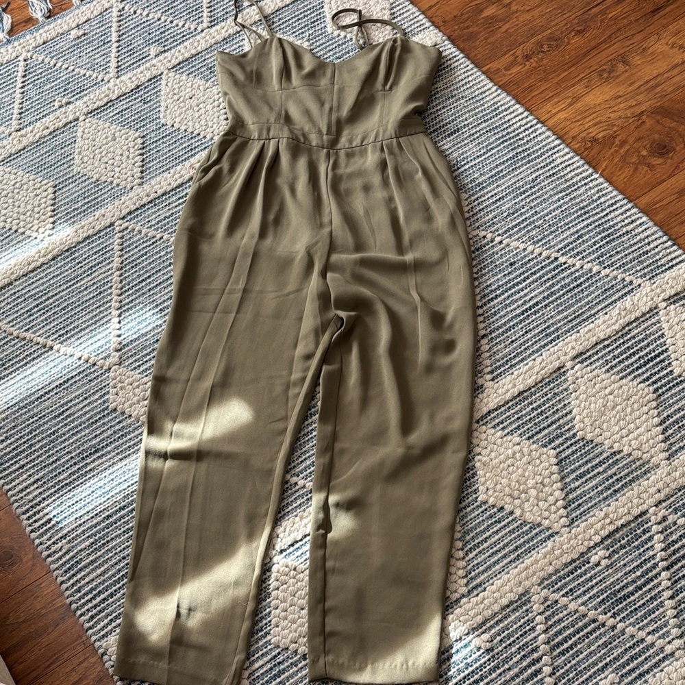 Jennifer Lopez Khaki Jumpsuit